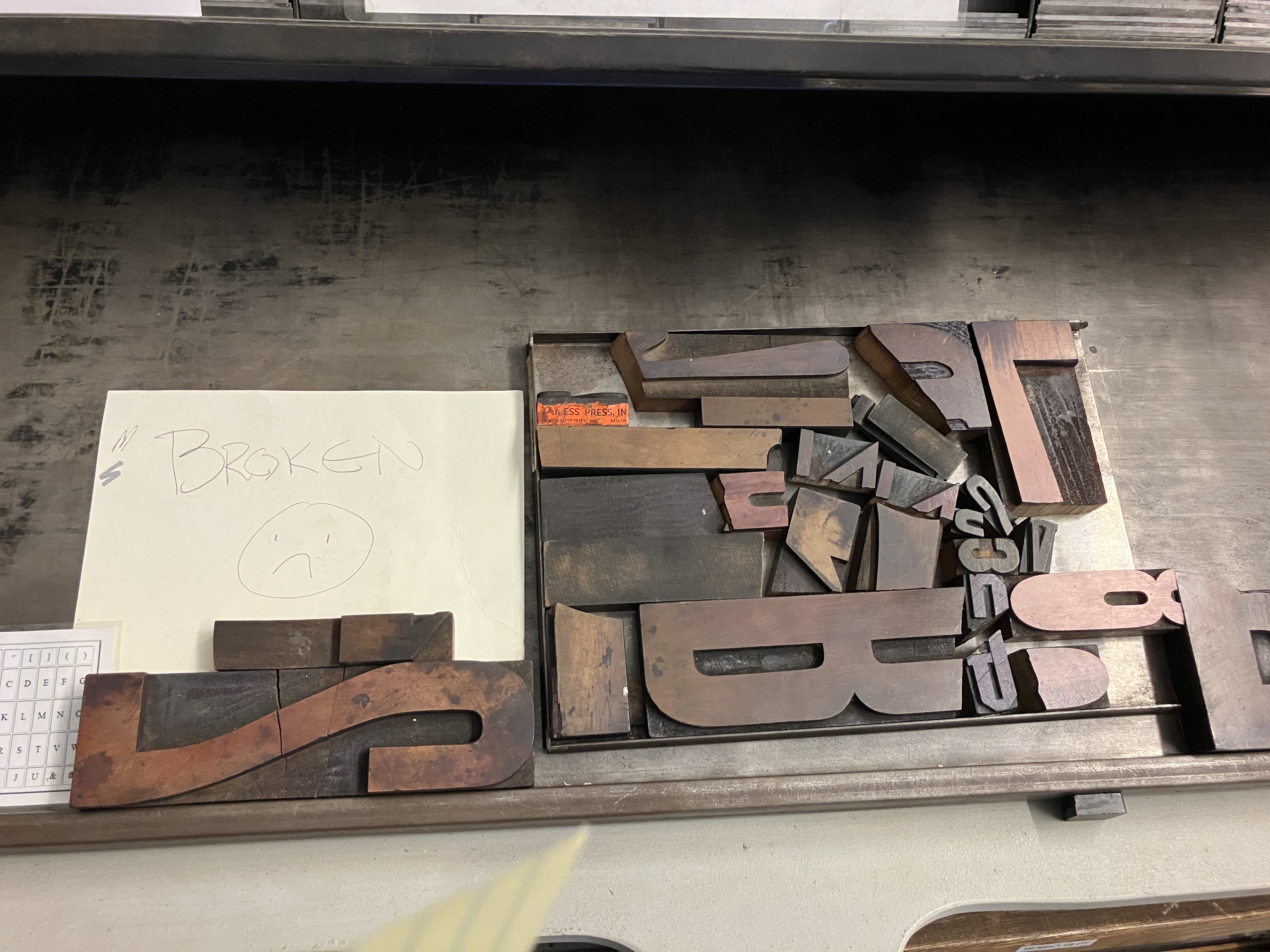 Larger pile of broken wood type