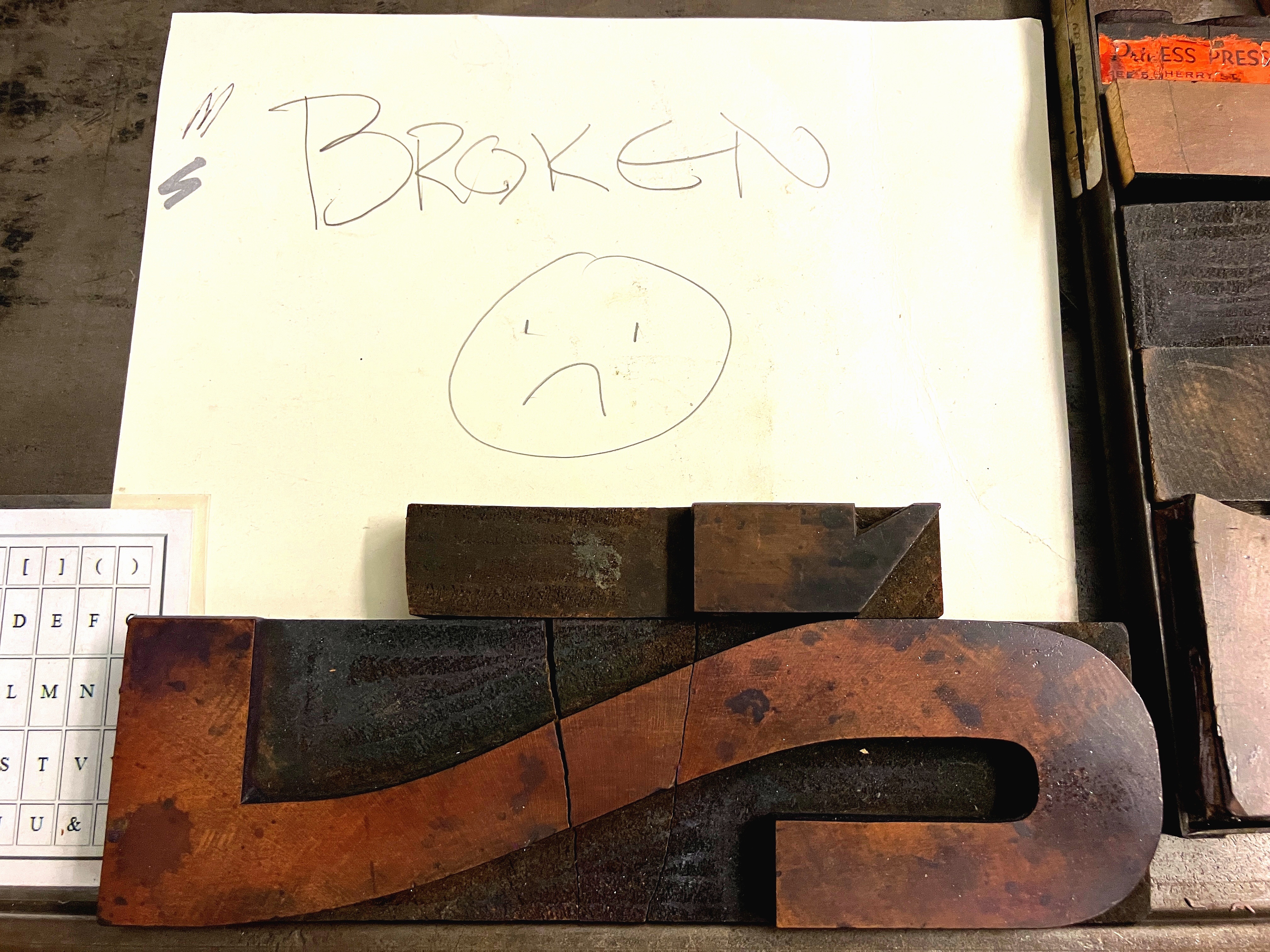 Pile of broken wood type