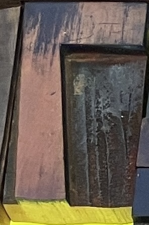 Broken wood type from penland collection