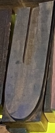 Broken wood type from penland collection