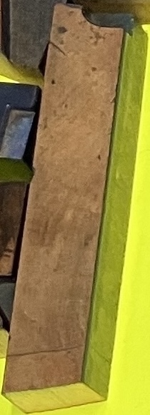 Broken wood type from penland collection