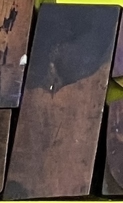 Broken wood type from penland collection