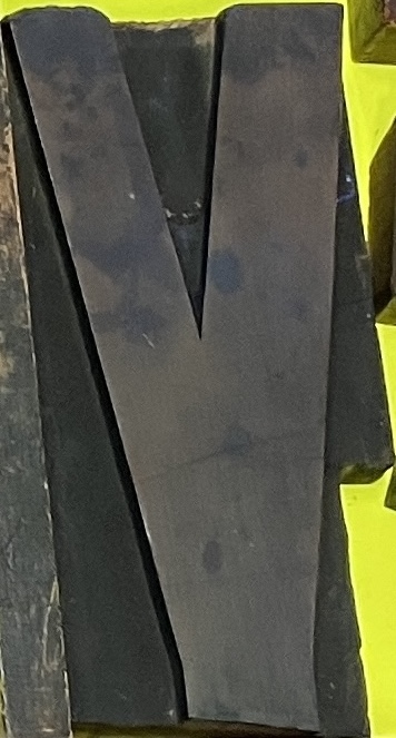 Broken wood type from penland collection