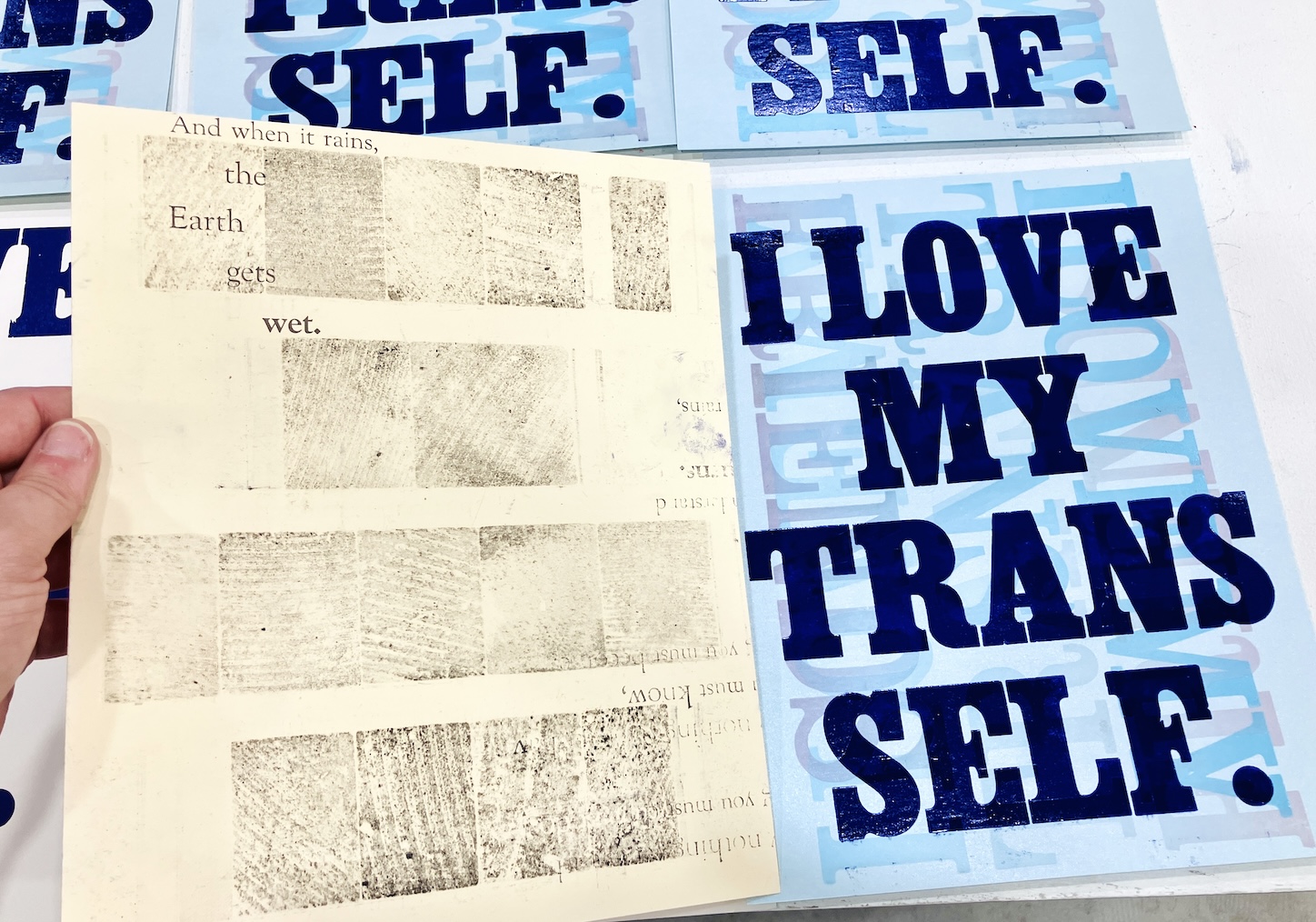 Type backs close-up 1