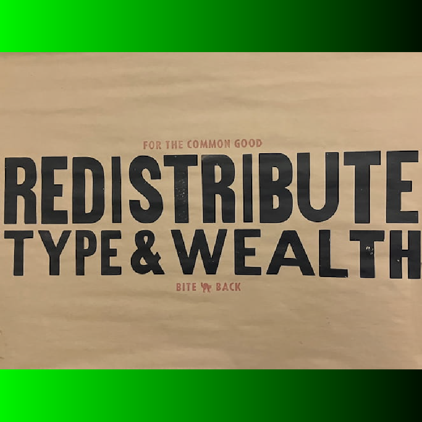 Redistribute type and welath print
