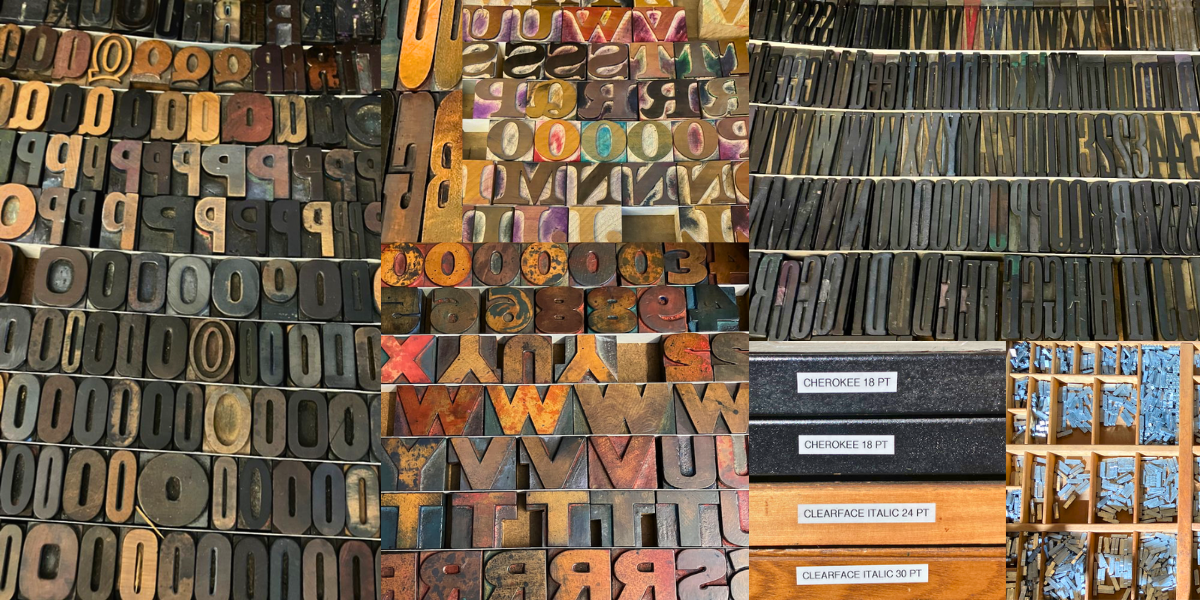 Overview of Penland type collection